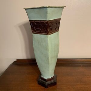 Metal Accent Vase